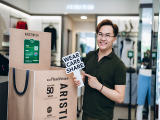 Chiến dịch “WEAR.CARE.SHARE”: Tặng quần áo góp phần lan tỏa yêu thương